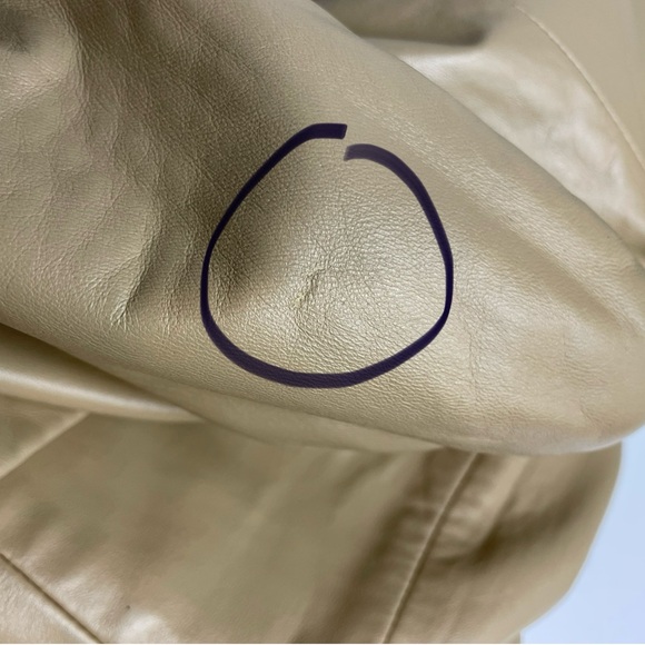 Vintage Sheepskin Piel Ovina Leather Jacket Car Coat Sevilla Spain Butter Soft - Picture 6 of 16